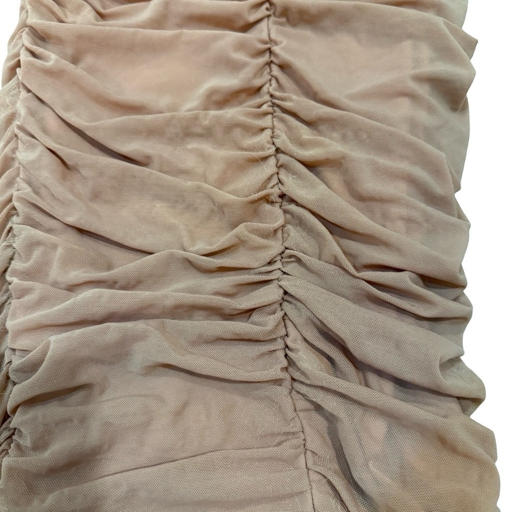 Oh Polly Ruched Mesh Bodycon Mini Dress Women Size US 2 / UK 6 - Picture 9 of 9